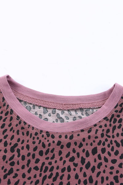 Fashion Painted Printing Round Neck Short Sleeve T-Shirt