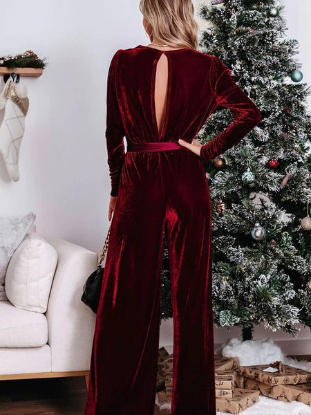 Velvet Jumpsuit for Women: Versatile and Chic