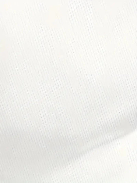 Women's Fitted Crew Neck Top with Long Sleeves and Ribbed Texture