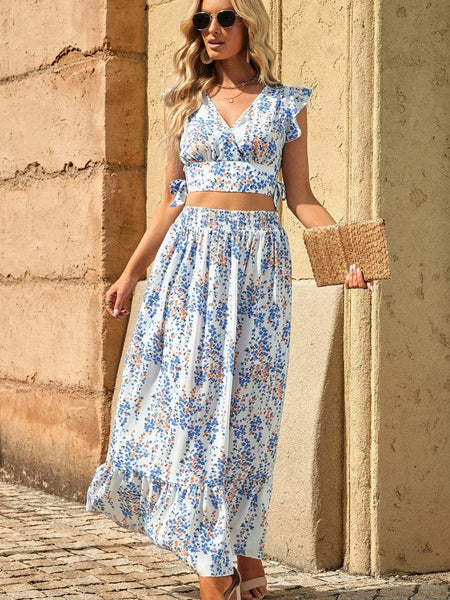 Elegant Floor-Length Strapless Ruffles A-Line Evening Gown