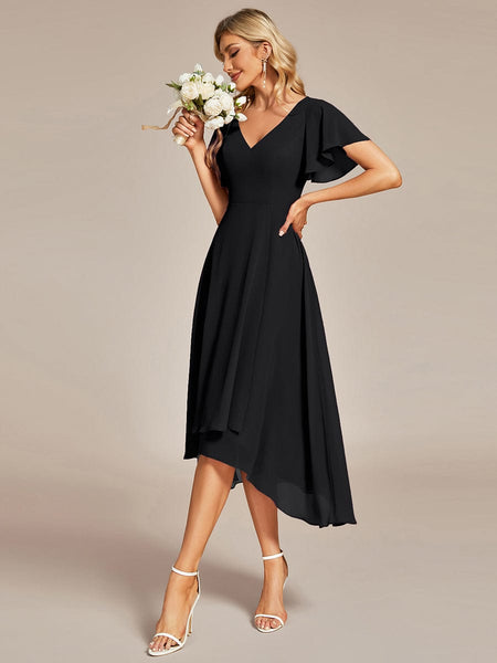 Dusty Rose Chiffon Midi Dress