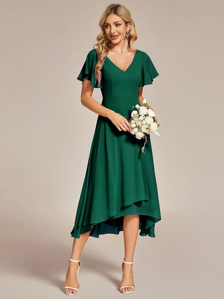 Dusty Rose Chiffon Midi Dress