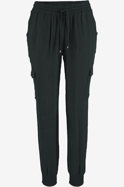 Stylish Low Rise Cotton Leggings with Button Detail