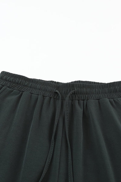 Stylish Low Rise Cotton Leggings with Button Detail
