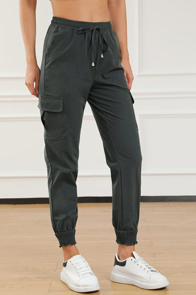 Stylish Low Rise Cotton Leggings with Button Detail