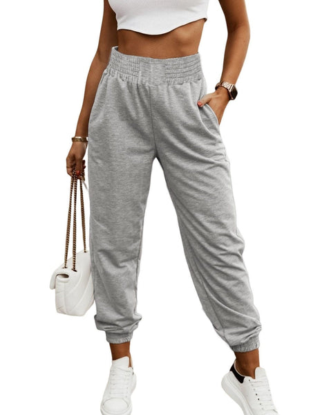 Chic Zipper Pocket Casual Trousers