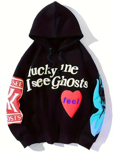 Halloween Street Style Graphic Hip Hop Pullover Hoodie
