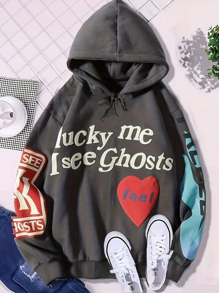 Halloween Street Style Graphic Hip Hop Pullover Hoodie