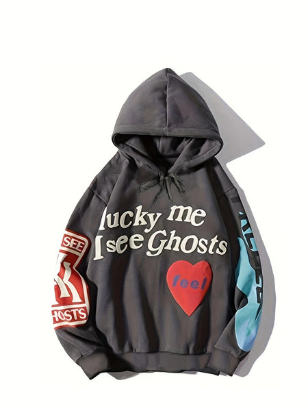Halloween Street Style Graphic Hip Hop Pullover Hoodie