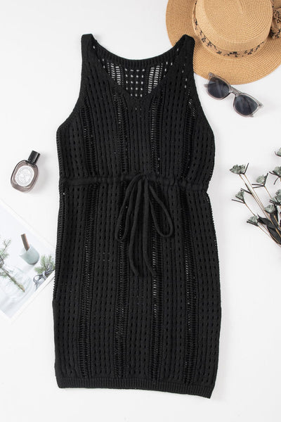 Hollow Knitting Long Sleeved Sweater - Raglan - Barcelet - Bare - Sabrina - Scoop