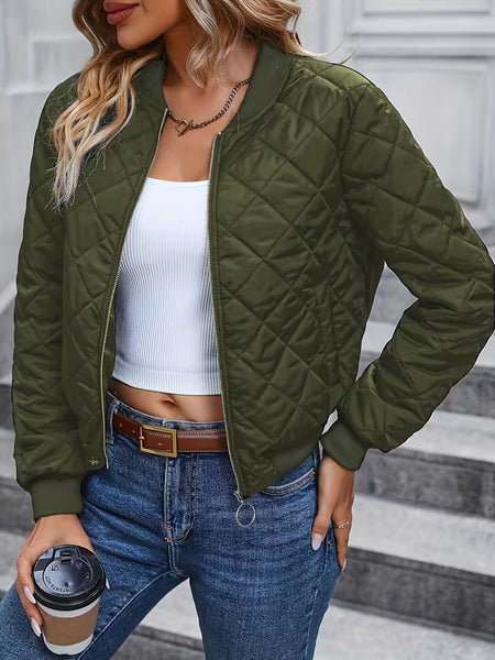 Women's Quilted Flight Jacket