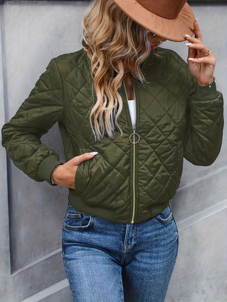 Women's Quilted Flight Jacket