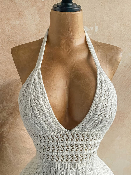 Women's Crochet Halter Jumpsuit