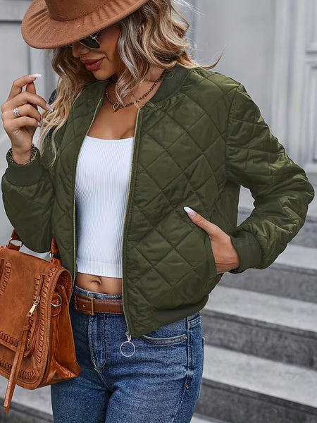 Women's Quilted Flight Jacket