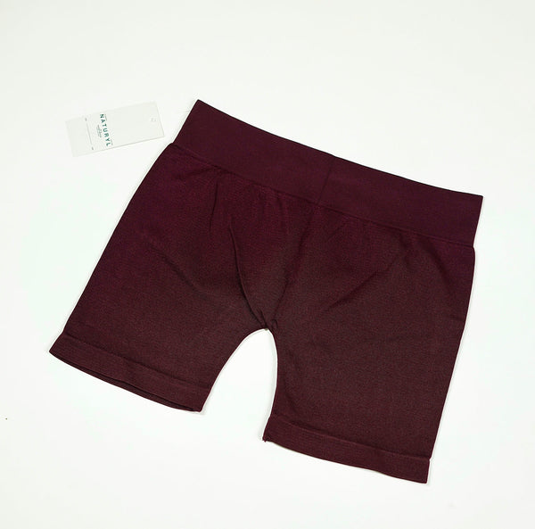 NATURYLBYNBK OG Basic Booty Shorts Seamless Nylon Spandex