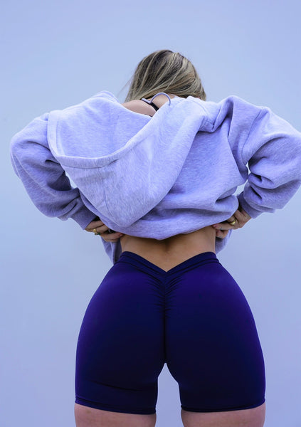Naturyl V Cut Shorts Scrunched Butt V-Waist Black