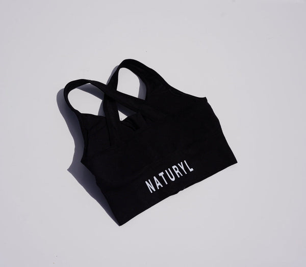 Naturyl Curve Fit Zip Front Sports Bra Rosewater