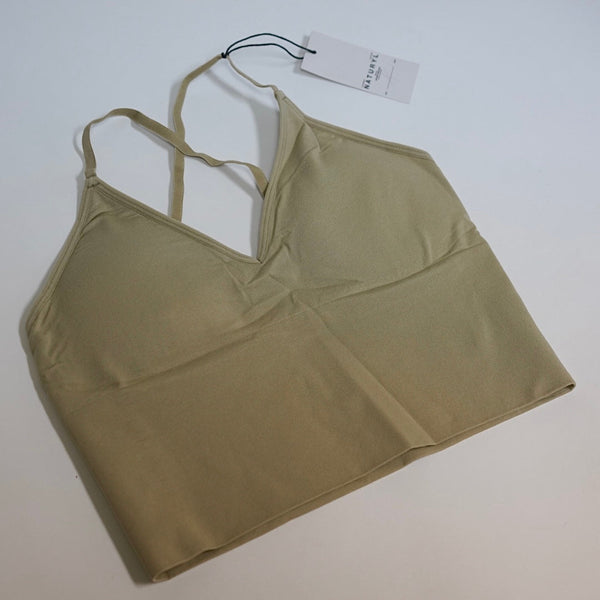 Naturyl Seamless Longline Bralette Removable Pads S/M L/XL