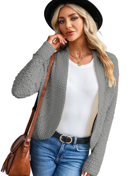 Chunky Knit Cardigan Sweater