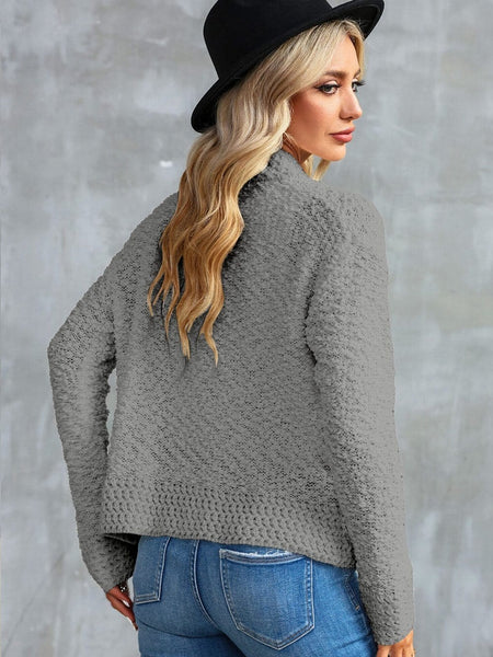 Chunky Knit Cardigan Sweater
