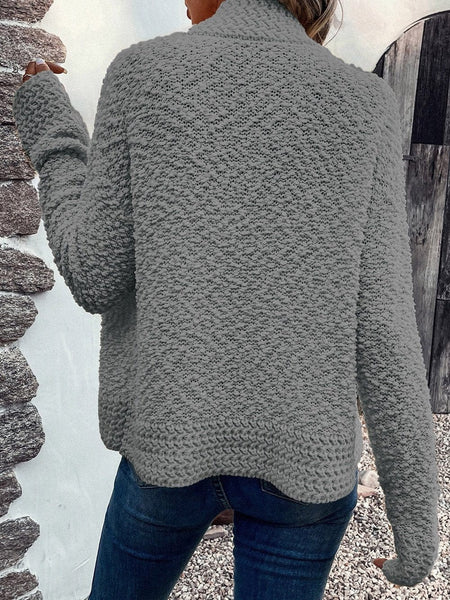 Chunky Knit Cardigan Sweater