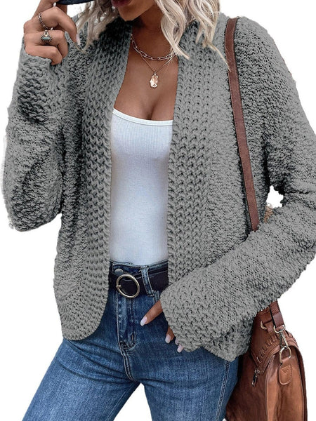Chunky Knit Cardigan Sweater