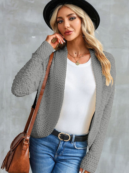 Chunky Knit Cardigan Sweater