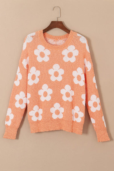 Women's Knit Single-Breasted Heart Cardigan Sweater -Bishop - Barcelet - Closed - Scoop - Jewel