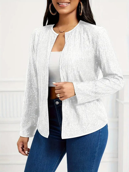 Women's Fashionable Long Sleeve Jacket made for easy styling and wardrobe coordination, with premium-like structure and finish.