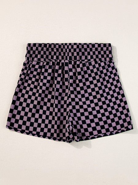 Leopard Print High Rise Workout Shorts
