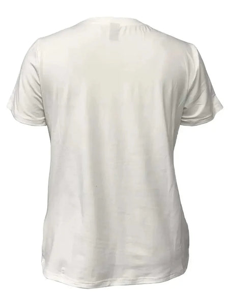 Leopard Printed Crew Neck Tee, Relaxed Long Sleeve Shirt Ideal for Spring & Autumn, Women's Fashion