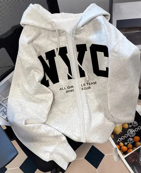 Men's Lined Zip-Up Hoodie