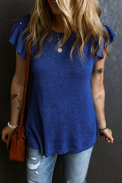Casual Summer Short Sleeve V Neck T Shirt
