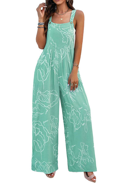 Women's Casual V-Neck Jumpsuit with Letter Print and Knotted Detail with practical styling and dependable silhouette control.