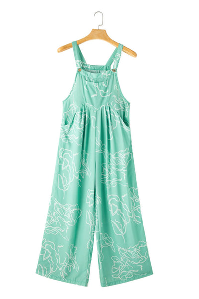 Women's Casual V-Neck Jumpsuit with Letter Print and Knotted Detail with practical styling and dependable silhouette control.