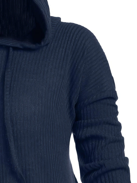 Night Knight Hooded High-Low Knit Coat Dress in Premium Cotton with practical styling and dependable silhouette control.