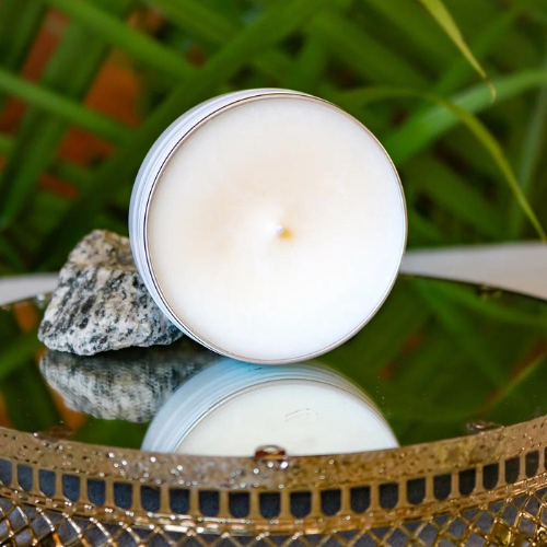 Sundaze Coconut + Rice Flower | 2 oz Travel Candle | Coconut/Soy Wax