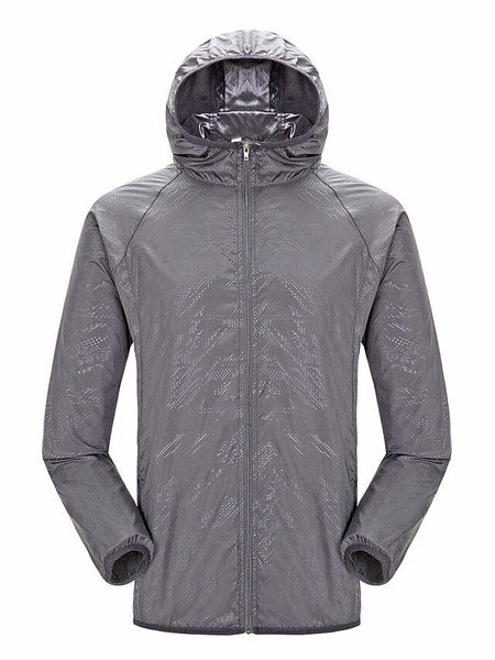 Outdoor UV Protection Hooded Jacket with Quick-Dry Technology