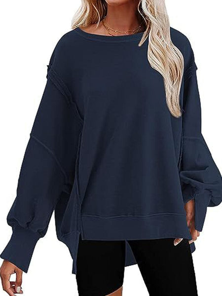 Stylish Crew Neck Pullover Sweater