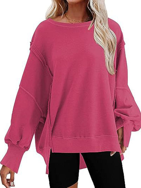 Stylish Crew Neck Pullover Sweater