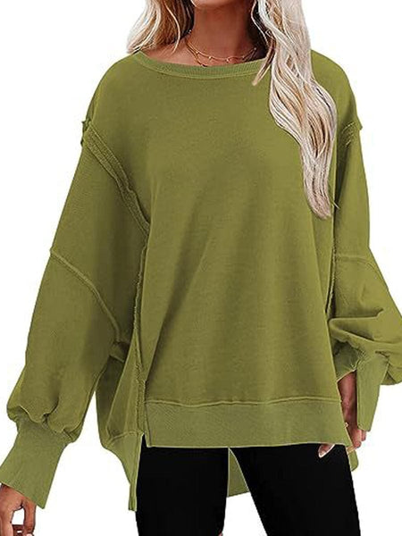 Stylish Crew Neck Pullover Sweater