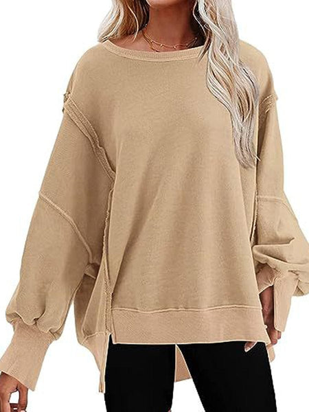 Stylish Crew Neck Pullover Sweater