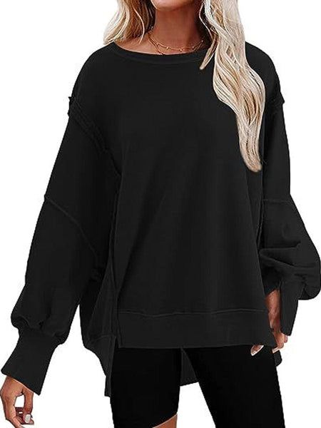 Stylish Crew Neck Pullover Sweater