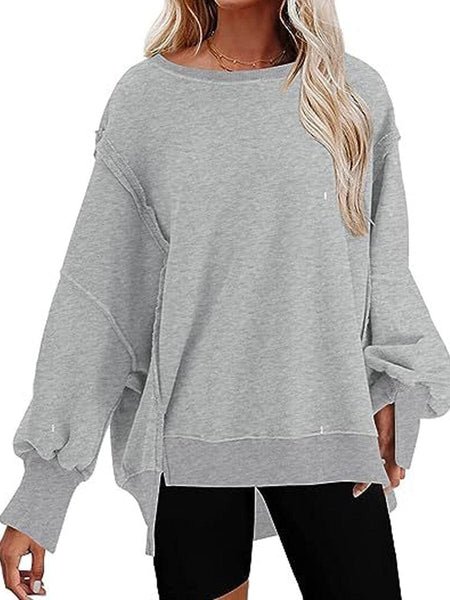 Stylish Crew Neck Pullover Sweater