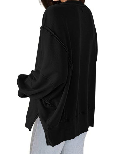 Stylish Crew Neck Pullover Sweater