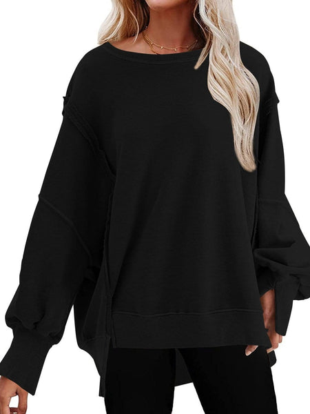 Stylish Crew Neck Pullover Sweater