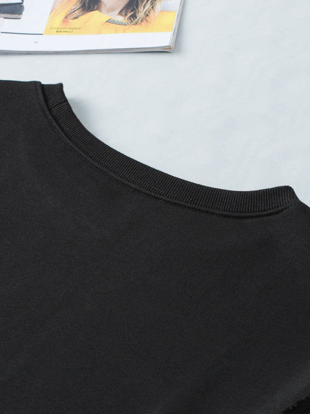 Stylish Crew Neck Pullover Sweater