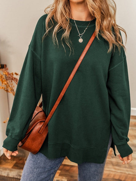 Stylish Crew Neck Pullover Sweater