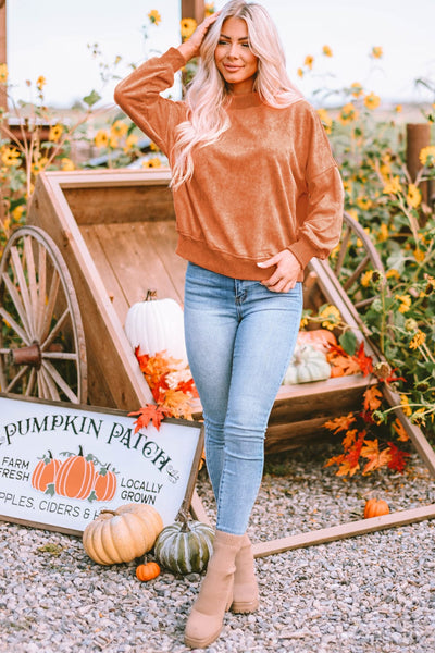 Stylish Crew Neck Pullover Sweater