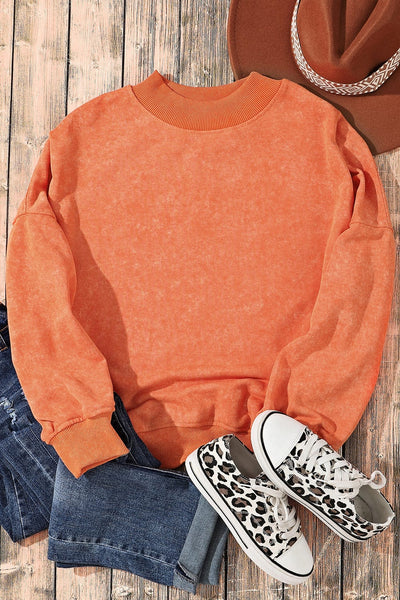 Stylish Crew Neck Pullover Sweater